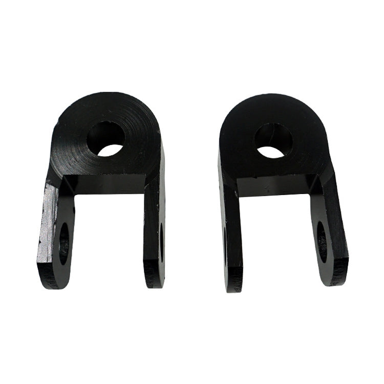 1pair Motorcycle Electric Vehicle Modification Accessories Small CNC Aluminum Alloy Shock Absorption Increaser(Black) by buy2fix