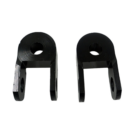 1pair Motorcycle Electric Vehicle Modification Accessories Small CNC Aluminum Alloy Shock Absorption Increaser(Black) by buy2fix