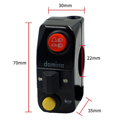 Motorcycle Modification Aluminum Alloy Handle Switch High Low Beam Light Turn Signal Horn Control Switch(Black) by buy2fix