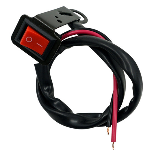 5 PCS Motorcycle Modification Accessories Ship Type Rocker With Lamp Switch Rearview Mirror Bracket Headlight Spotlight Switch by buy2fix