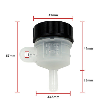 4 PCS Motorcycle Skyline Rear Brake Pump Split Oil Pot Small Oil Cup(Straight Mouth) by buy2fix