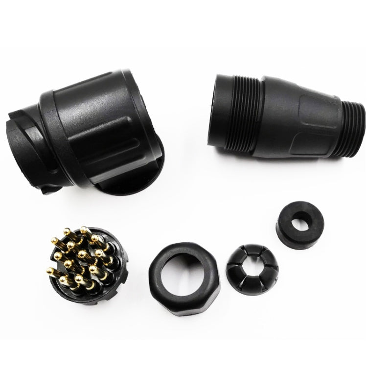 VP1130E 13 Core Nail Trailer Plug Socket - Bluetooth Adapters by buy2fix | Online Shopping UK | buy2fix