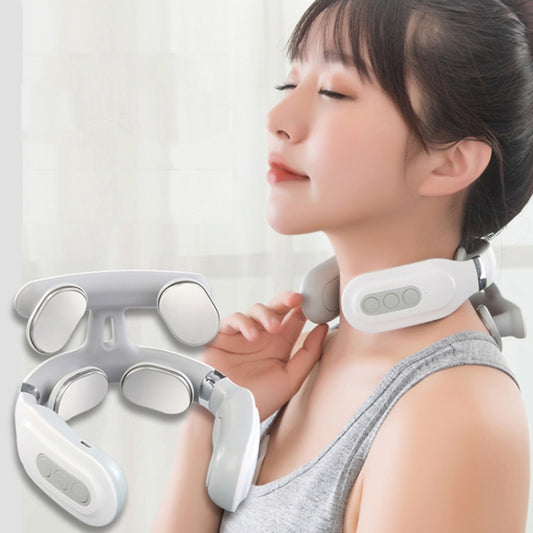 H62 Intelligent Pulse Multi-Function Neck Instrument Charging Neck Massage Device - Massage & Relaxation by buy2fix | Online Shopping UK | buy2fix