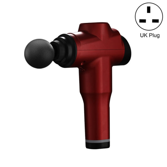 Muscles Relax Massager Portable Fitness Equipment Fascia Gun, Specification: 6206 6 Gears Red(UK Plug) - Massage gun & Accessories by buy2fix | Online Shopping UK | buy2fix