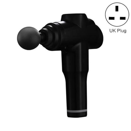 Muscles Relax Massager Portable Fitness Equipment Fascia Gun, Specification: 6206 6 Gears Black(UK Plug) - Massage gun & Accessories by buy2fix | Online Shopping UK | buy2fix