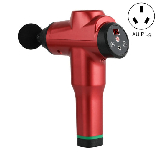 Muscles Relax Massager Portable Fitness Equipment Fascia Gun, Specification: 6212 12 Gears Red(AU Plug) - Massage gun & Accessories by buy2fix | Online Shopping UK | buy2fix