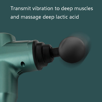 Muscles Relax Massager Portable Fitness Equipment Fascia Gun, Specification: 6232 32 Gears Blue(EU Plug) - Massage gun & Accessories by buy2fix | Online Shopping UK | buy2fix