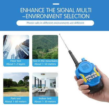 1 Pair Intelligent Wireless Call Walkie-Talkie Remote Dialogue Interactive Children Toys(Blue) - Children by buy2fix | Online Shopping UK | buy2fix