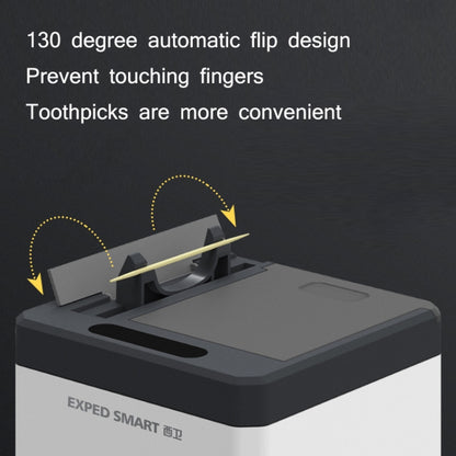 EXPED SMART Intelligent Induction Automatic Toothpick Box Household Restaurant Electric Toothpick Holder, Specification: Battery Version - Toothpick Boxes by EXPED SMART | Online Shopping UK | buy2fix