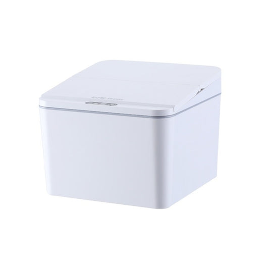 EXPED SMART Desktop Smart Induction Electric Storage Box Car Trash Can, Colour: 4L Charge Version (White) - Storage Boxes by buy2fix | Online Shopping UK | buy2fix