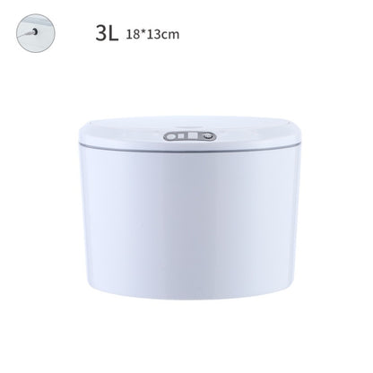 EXPED SMART Desktop Smart Induction Electric Storage Box Car Office Trash Can, Specification: 3L USB Charging (White) - Trash Bin & Bags by EXPED SMART | Online Shopping UK | buy2fix