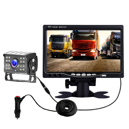 Big Truck 7 Inch Display Night Vision Camera Reversing Monitoring System Car HD Inverted Video, Resolution: 1024 x 600 - Rear View Cameras by buy2fix | Online Shopping UK | buy2fix