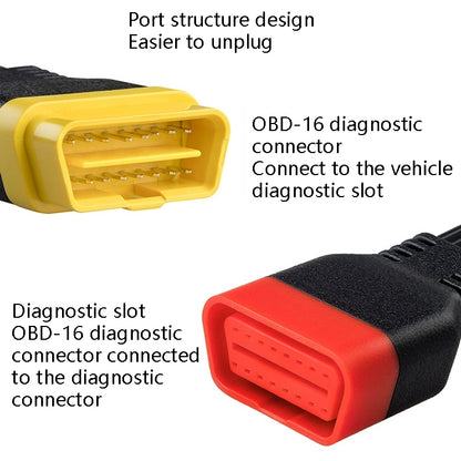 SF62 Car Detector OBD Extension Line Car Computer Conversion Plug Male to Female Adapter Cable - Cables & Connectors by buy2fix | Online Shopping UK | buy2fix