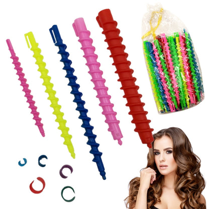 Hairdressing Curly Hair Perm Cold Perm Screw Bar Hair Salon Supplies Color Random Delivery, Specification: Medium Core - Hair Trimmer by buy2fix | Online Shopping UK | buy2fix