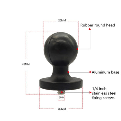 N-STAR NPHA-M Ball Motorcycle Camera Cloud Ball Head Bike Riding Video Ball Head by buy2fix