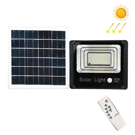 TY023 179 LED 150W Outdoor Solar Flood Light Remote Control Sensor Waterproof Wall Light