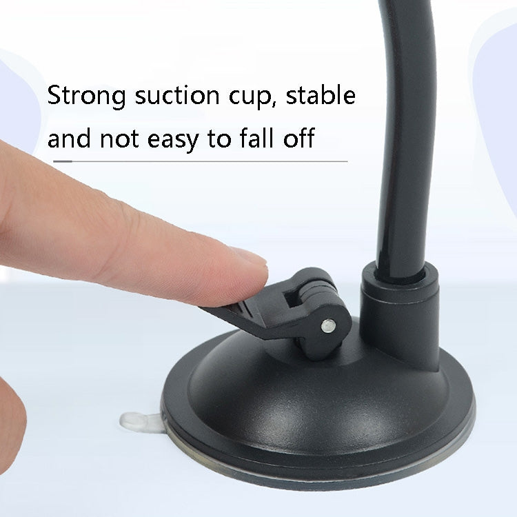 Car Windshield Automatic Lock Phone Holder(Black) - Universal Car Holders by buy2fix | Online Shopping UK | buy2fix