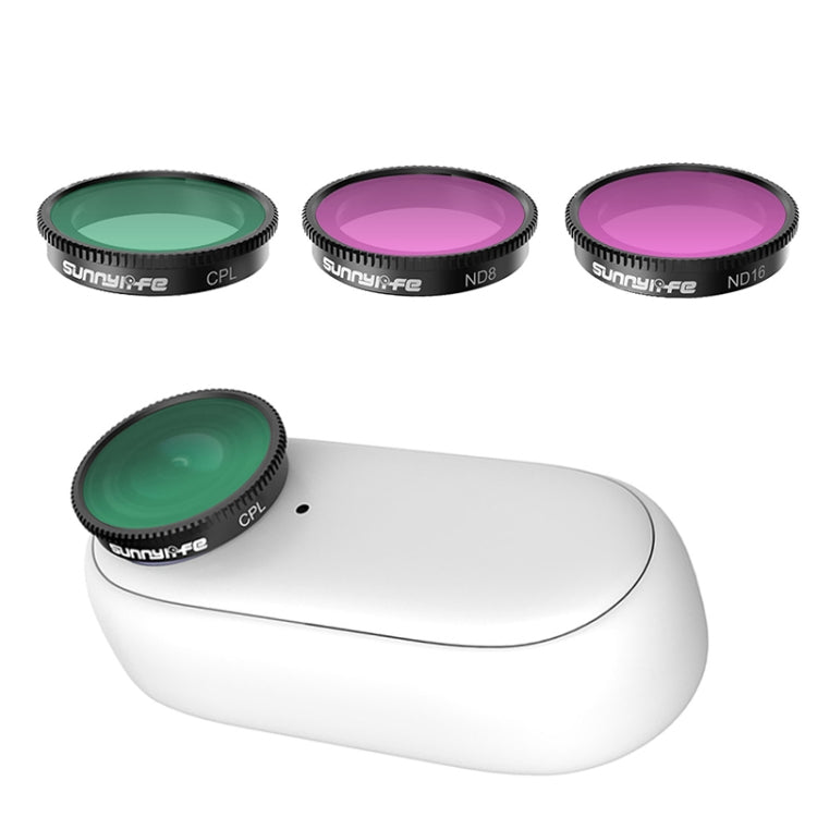 Sunnylife Sports Camera Filter For Insta360 GO 2, Colour: 3 in 1 CPL+ND8+ND16 - Len Accessories by buy2fix | Online Shopping UK | buy2fix