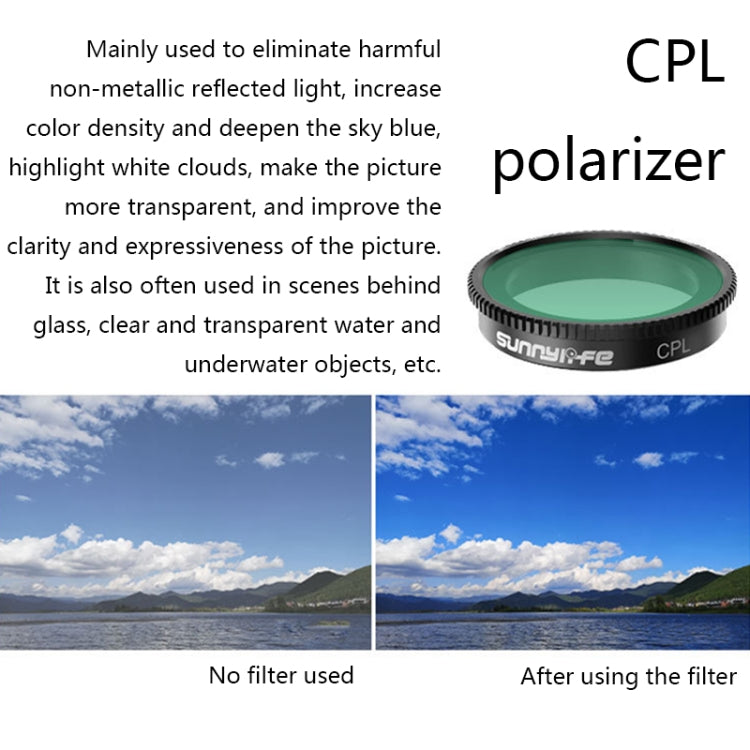 Sunnylife Sports Camera Filter For Insta360 GO 2, Colour: 3 in 1 CPL+ND8+ND16 - Len Accessories by buy2fix | Online Shopping UK | buy2fix