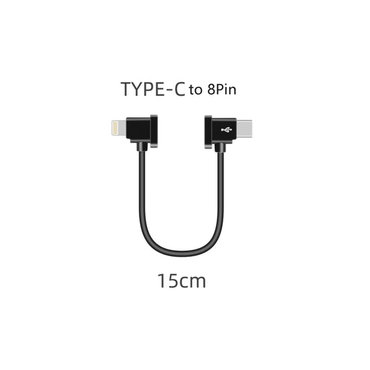 Sunnylife TY-X9304 Suitable For DJI Mavic Air 2S / DJI FPV Flight Glasses V2 / Mavic Mini2 / Osmo Pocket 2 Mobile Phone Tablet Cable 15cm Type-C to 8 Pin Cable - Other Accessories by buy2fix | Online Shopping UK | buy2fix