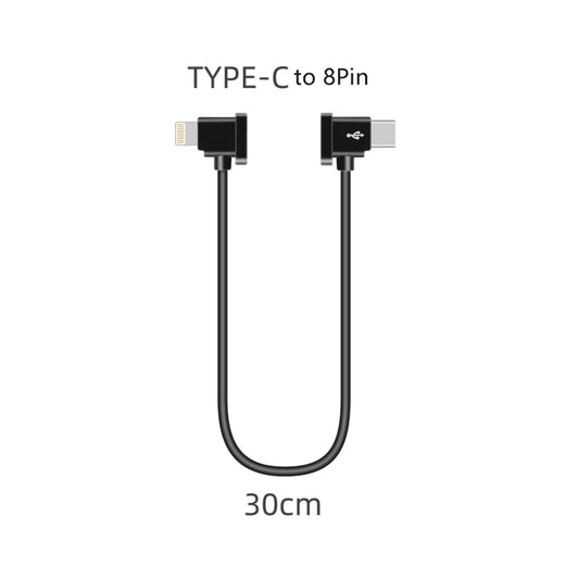 Sunnylife TY-X9304 Suitable For DJI Mavic Air 2S / DJI FPV Flight Glasses V2 / Mavic Mini2 / Osmo Pocket 2 Mobile Phone Tablet Cable 30cm Type-C to 8 Pin Cable - Other Accessories by buy2fix | Online Shopping UK | buy2fix