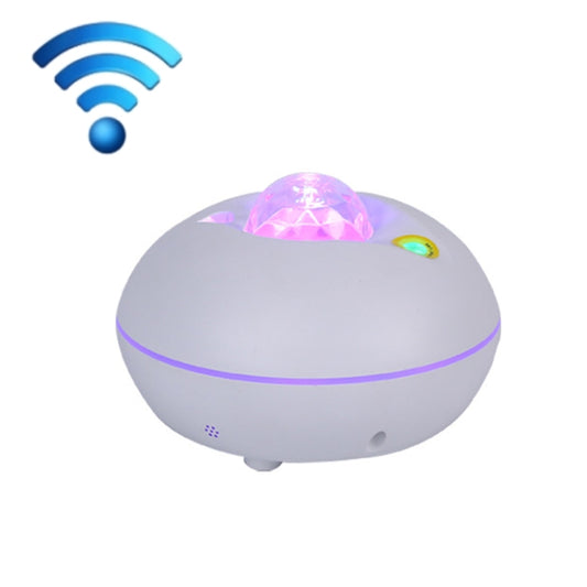 SC526 LED Starry Remote Control  Water Pattern Projection Lamp Graffiti Smart Starry Sky Light Wireless Night Light(White) - Projection Lamp by buy2fix | Online Shopping UK | buy2fix