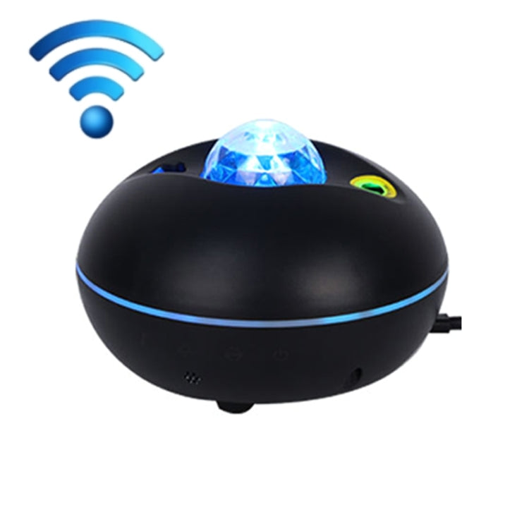 SC526 LED Starry Remote Control  Water Pattern Projection Lamp Graffiti Smart Starry Sky Light Wireless Night Light(Black) - Projection Lamp by buy2fix | Online Shopping UK | buy2fix