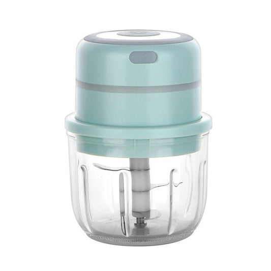ZM-14 Household Mini Wireless Electric Garlic Masher, Colour: Green Glass 300ml - Stirrer & Squeezer by buy2fix | Online Shopping UK | buy2fix