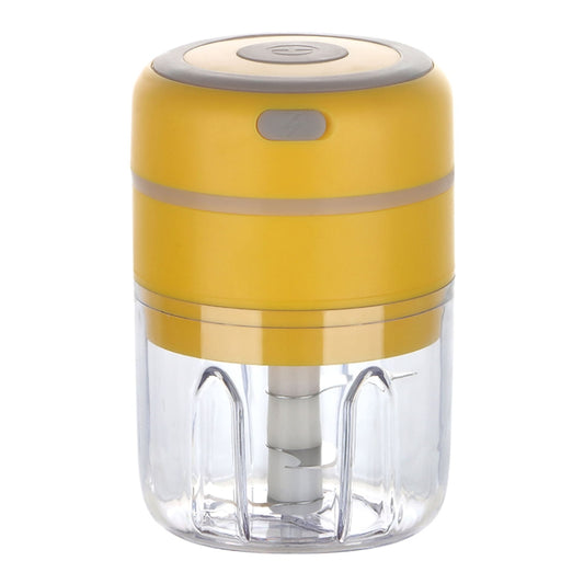 ZM-14 Household Mini Wireless Electric Garlic Masher, Colour: Yellow Big Power 250ml - Stirrer & Squeezer by buy2fix | Online Shopping UK | buy2fix