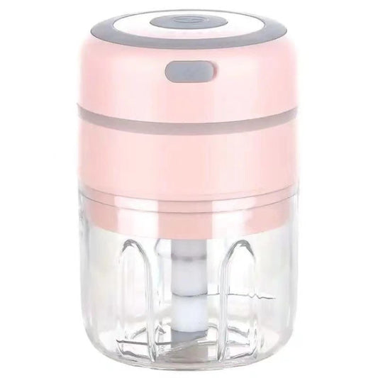 ZM-14 Household Mini Wireless Electric Garlic Masher, Colour: Pink Big Power 250ml - Stirrer & Squeezer by buy2fix | Online Shopping UK | buy2fix