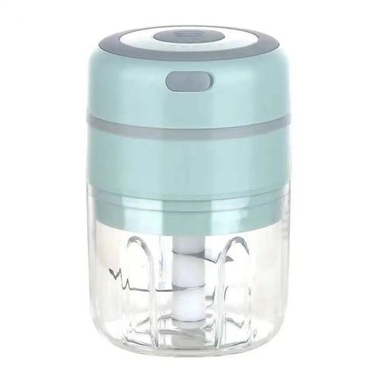 ZM-14 Household Mini Wireless Electric Garlic Masher, Colour: Green Big Power 250ml - Stirrer & Squeezer by buy2fix | Online Shopping UK | buy2fix