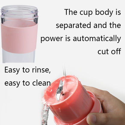 FS1300 Mini Juicer Home Portable Cooking Machine Student Juice Cup Juicer, Colour: Cherry Blossom Double Blade - Electric juicers by buy2fix | Online Shopping UK | buy2fix