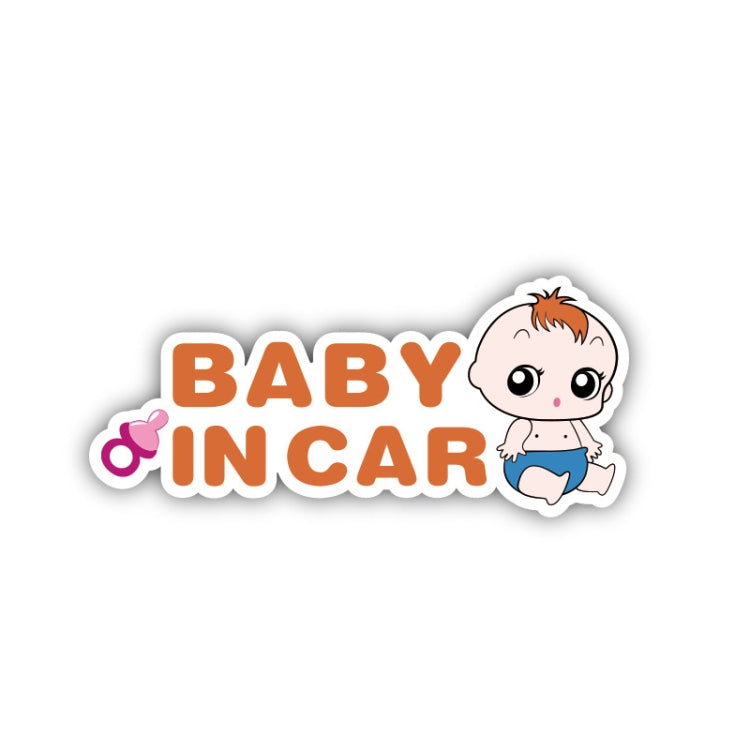10 PCS There Is A Baby In The Car Stickers Warning Stickers Style: CT203 Baby K Boy Magnetic Stickers by buy2fix