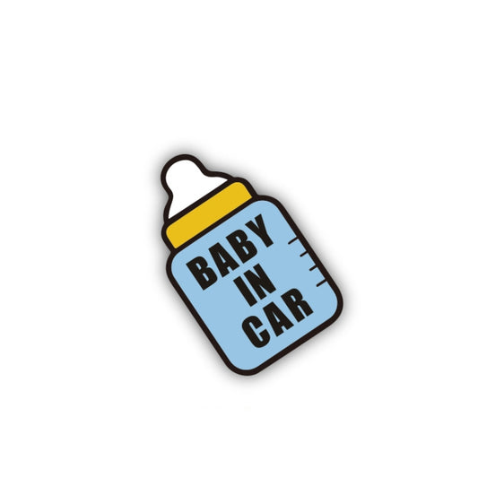 10 PCS There Is A Baby In The Car Stickers Warning Stickers Style: CT203 Baby X Blue Bottom Bottle Magnetic Stickers by buy2fix