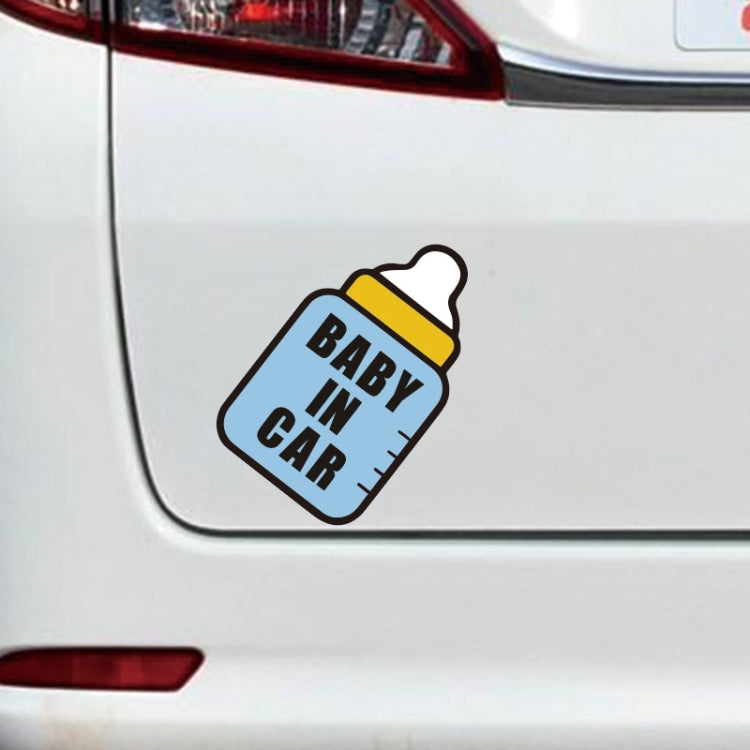 10 PCS There Is A Baby In The Car Stickers Warning Stickers Style: CT203 Baby O Boy Triangle Magnetic Stickers by buy2fix
