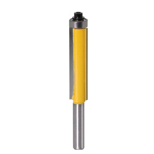 8-Handle Extended Trimming Cutter With Bearing Woodworking Line Milling Cutter, Specification: 8x1/2x50.8mm