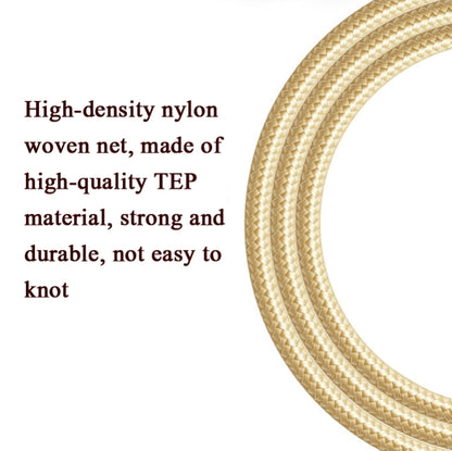 5 PCS 2A 3 In 1 USB To USB-C / Type-C + 8 Pin + Micro USB Braided Data Cable(Black) by buy2fix