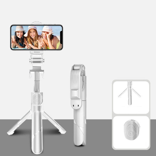 Bluetooth White XT02 360-Degree Rotating Multi-Function Retractable Mobile Phone Selfie Stick To Shoot Live TV Drama Tripod - Selfie Sticks by buy2fix | Online Shopping UK | buy2fix