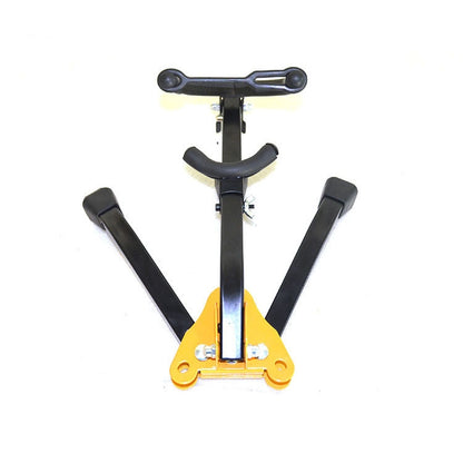 Saxophone Bracket Folding Elbow Flute Clarinet Clarinet Hanger(1 Flute / Black Tube Bracket) by buy2fix