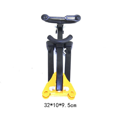 Saxophone Bracket Folding Elbow Flute Clarinet Clarinet Hanger(1 Flute / Black Tube Bracket) by buy2fix