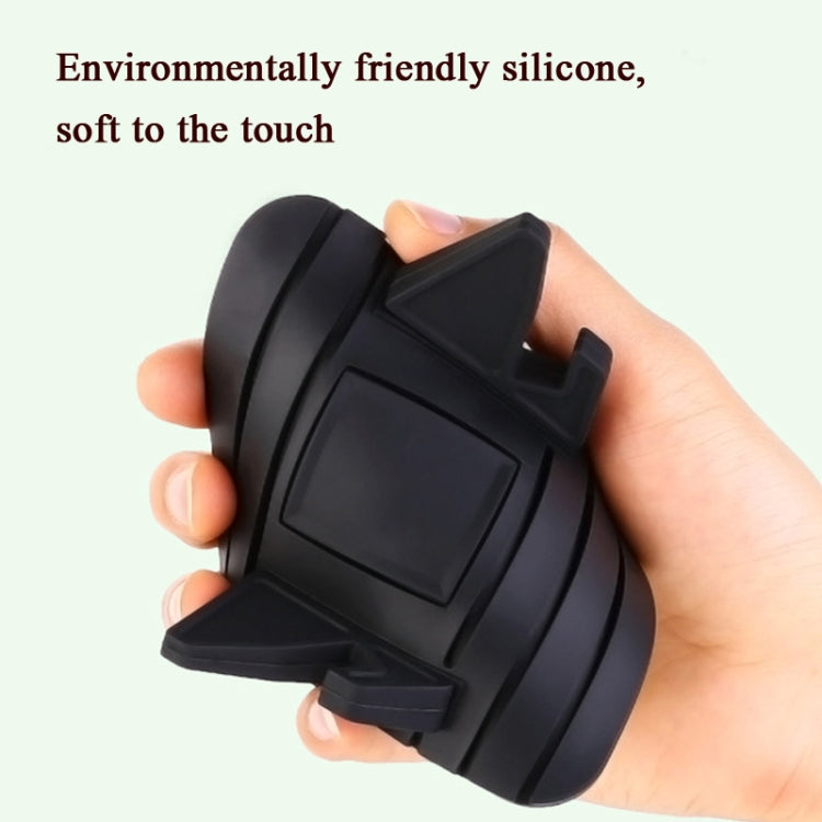 6 PCS Silicone Car Mobile Phone Bracket Car Mini Lazy Bracket(Black) by buy2fix