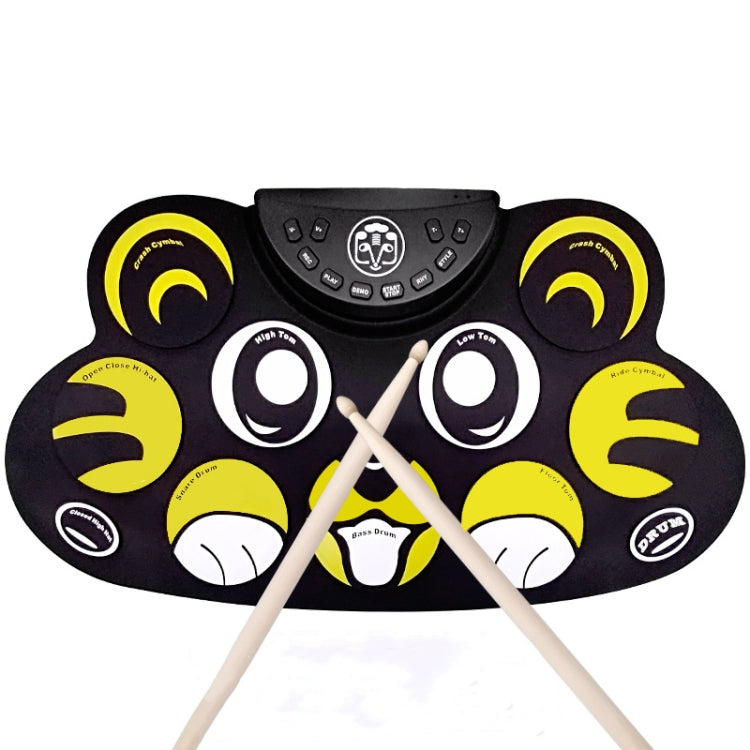 Children Hand Roll Electronic Drum DTX Game Portable Drum(G601 Tiger) by buy2fix