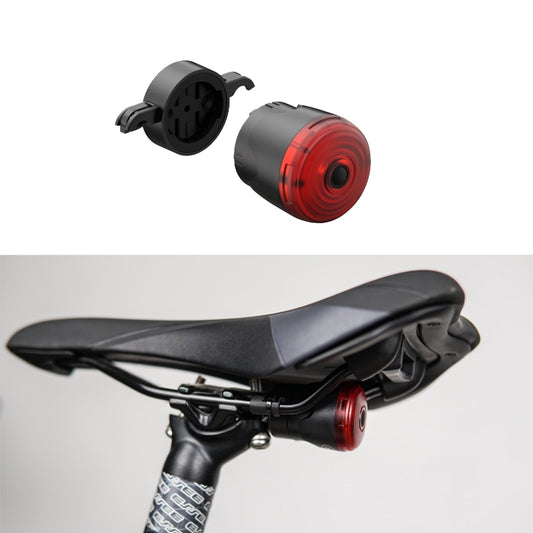 Portable Intelligent Sensing Brake Light Safety Warning Light USB Charging Waterproof Lamp With Electricity Display Taillight( Seat Bow) by buy2fix