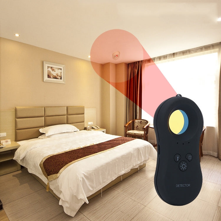 D12 Anti-Candid Camera Detection Equipment Hotel Travel Room Anti-Surveillance Camera Infrared Detector(Black) - Infrared Detector by buy2fix | Online Shopping UK | buy2fix