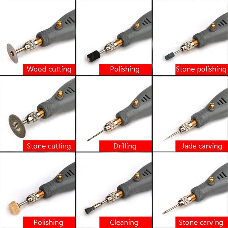 Mini Electrical Engraving Pen Cutting And Polishing Electrical Grinder Tool Set, US Plug(Green) - Abrasive Tools & Accessories by buy2fix | Online Shopping UK | buy2fix