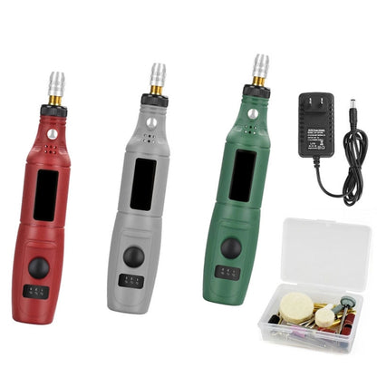 Mini Electrical Engraving Pen Cutting And Polishing Electrical Grinder Tool Set, US Plug(Green) - Abrasive Tools & Accessories by buy2fix | Online Shopping UK | buy2fix