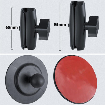 Curved Adhesive Car Instrument Table Bracket Car Mobile Phone Bracket Plastic Clamp Arm Style: Large 4 Claw by buy2fix