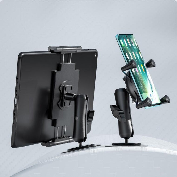 Curved Adhesive Car Instrument Table Bracket Car Mobile Phone Bracket Plastic Clamp Arm Style: Large 4 Claw by buy2fix