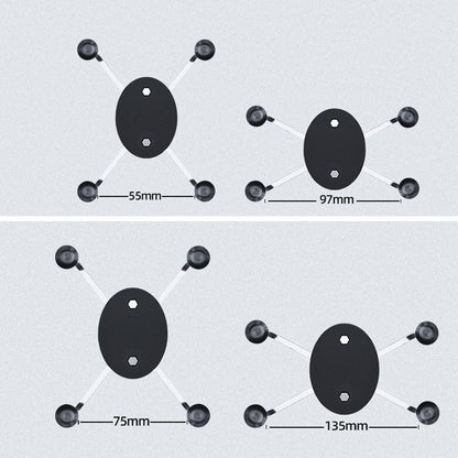 Car Headrest Bracket Motorcycle Rearview Mobile Phone Bracket Style: 4 Claw Large Back Clip by buy2fix