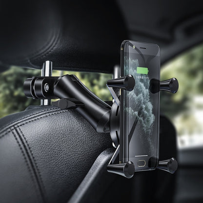 Car Headrest Bracket Motorcycle Rearview Mobile Phone Bracket Style: 6 Claw Small Back Clip (engineering plastic) by buy2fix
